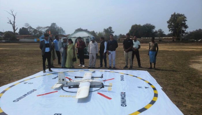 CG Health Service Delivery: Use of drones started in health service delivery of Chhattisgarh.